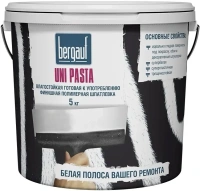 Готовая к употреблению финишная полимерная шпатлевка Bergauf Uni Pasta 5 кг
