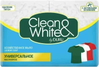 Мыло хозяйственное Duru Clean & White Универсальное 1 блок 1 упаковка 0.5