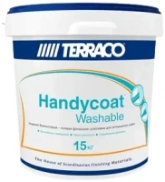 Шпатлевка тонкослойная для финишного выравнивания Terraco Handycoat Washable 15 кг
