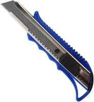 Нож канцелярский с фиксатором и металлическими направляющими Attache 155 мм