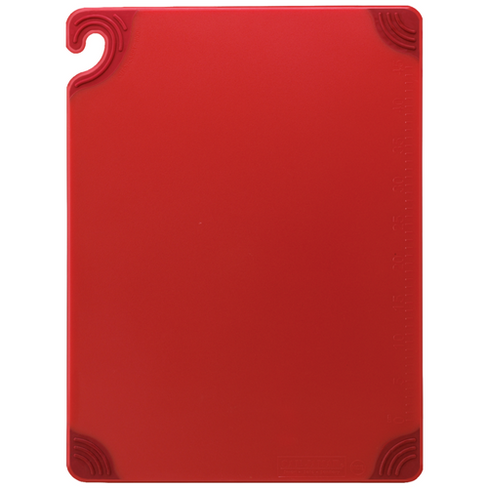 Разделочная доска San Jamar Saf-T-Grip, 45.7х30.5 см, красный