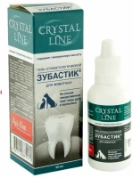 Зубастик ® Crystal Line Гель стоматологический для животных, фл. 30 мл