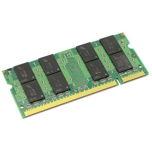 Модуль памяти Kingston SODIMM DDR2, 2ГБ, 533МГц, PC2-4200, CL4 4-4-4-12