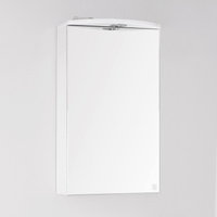 Шкаф зеркальный Альтаир 40С с подсветкой белый, Style Line ЛС-00000310