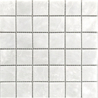 Мозаика Starmosaic WHITE POLISHED 48*48мм натуральный мрамор 305*305мм