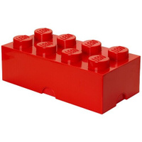 Ящик LEGO 2х4 Knobs 4004, 12.1 л, 50х25х18 см, красный Lego