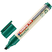Маркер для белых досок Edding 29/4 Ecoline зеленый (толщина линии 1-5 мм) скошенный наконечник
