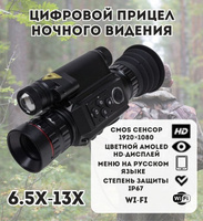 Цифровой прицел ночного видения ANYSMART 6.5Х-13Х для охоты