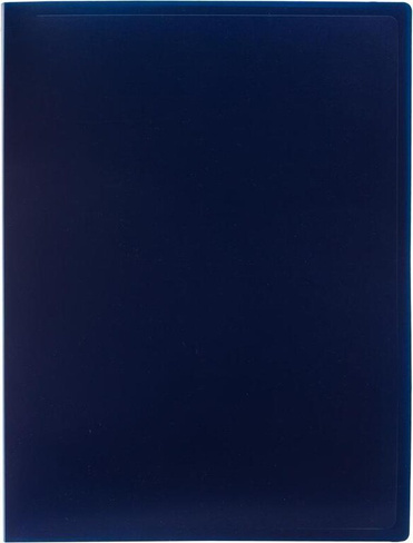 Папка/конверт Attache Папка с зажимом A4 0.4 мм синяя (до 150 листов)
