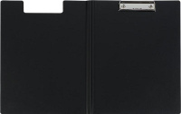 Папка/конверт Attache Папка-планшет A4 пластиковая черная с крышкой