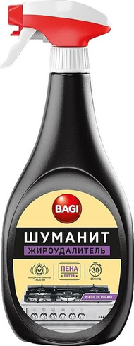 Бытовая химия Bagi Жироудалитель Шуманит Extra Пена 400 мл