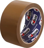 Скотч Unibob Клейкая лента упаковочная 48 мм х 60 м 60 мкм коричневая