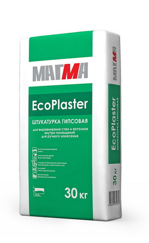 Штукатурка гипсовая Магма EcoPlaster 30 кг