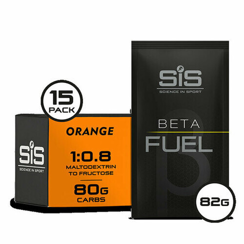 Углеводная загрузка SCIENCE IN SPORT (SiS) Beta Fuel 15 x 82 г, Апельсин Science In Sport