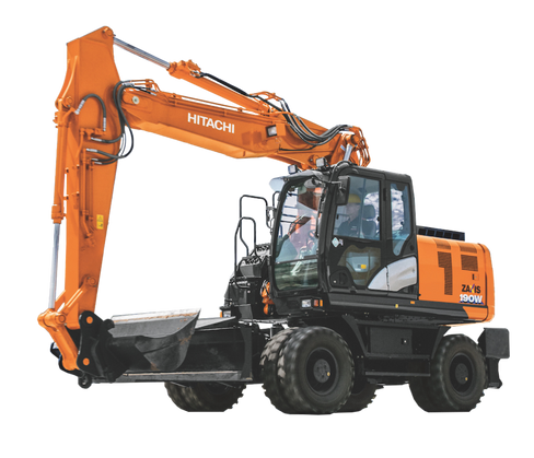 Аренда колёсного экскаватора Hitachi ZX190W-5A