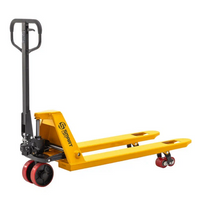 Гидравлическая тележка SD (CBY-BF2.5, 2500 кг, 1150х550 мм, PDP) SMARTLIFT