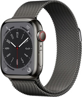 Смарт-часы/браслет Apple Watch Series 8 41mm Stainless Steel Case with Milanese Loop