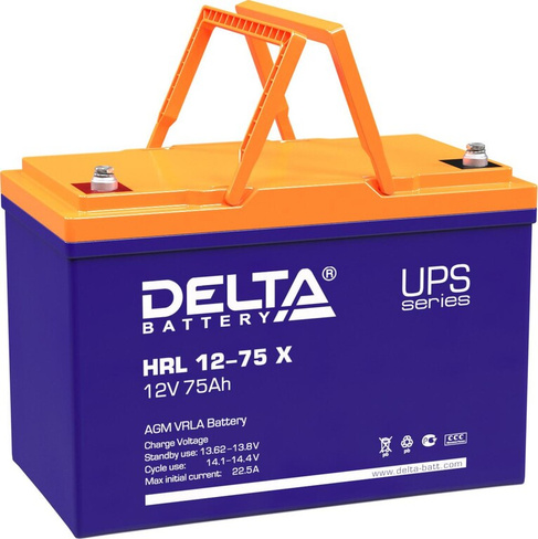 Аккумулятор Delta HRL-12-75 X
