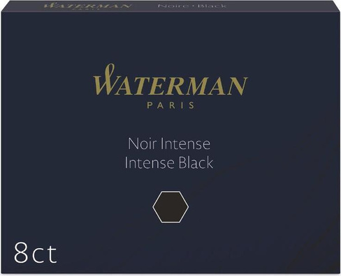 Ручка Waterman Картриджи чернильные, комплект 8 штук, черные, S0110850
