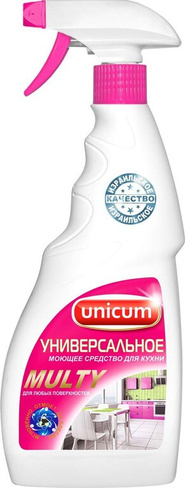 Бытовая химия Unicum Универсальное чистящее средство Спрей Multy универсальный для дома
