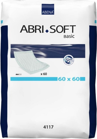 Средство по уходу за больными Abena Пеленки впитывающие Abri-Soft Basic 60 х 60 см 60 шт