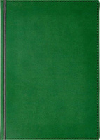 Блокнот Альт Ежедневник недатированный "Velvet", А5+, линия, 136 листов, зеленый