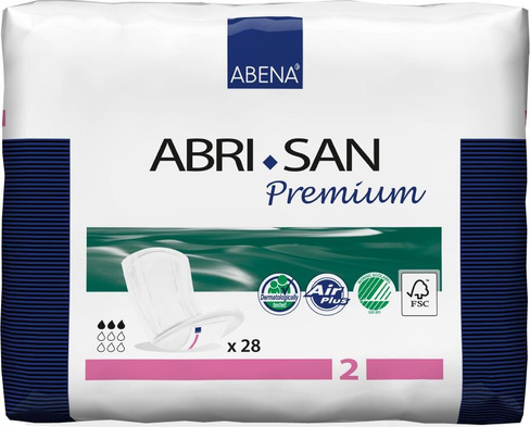 Средство по уходу за больными Abena Урологические прокладки Abri-San Premium 2, 28шт