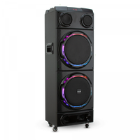 Акустическая колонка Eltronic 20-71 Dance BOX 1300 10" с 2 беспроводными микрофонами