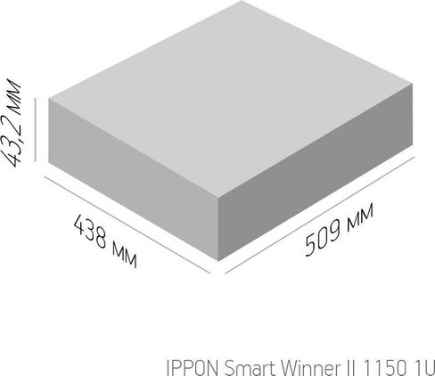 UPS Ippon Smart Winner II 1150 1U
