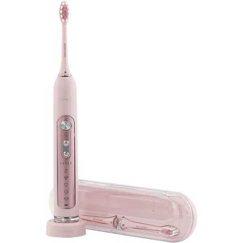 Электрическая зубная щетка REVYLINE RL010 насадки для щётки: 3шт, цвет:розовый [4660]