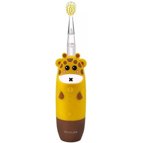 Электрическая зубная щетка REVYLINE RL025 насадки для щётки: 2шт, цвет:желтый [6110]
