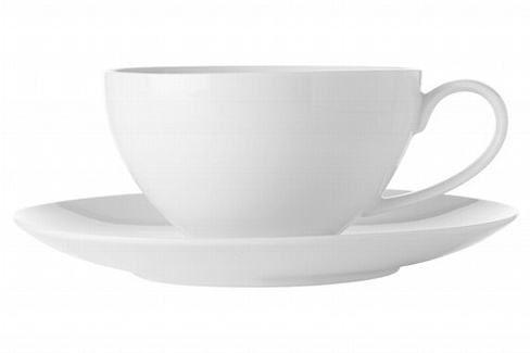 Чашка с блюдцем 400 мл Maxwell & Wililams серия Белая коллекция