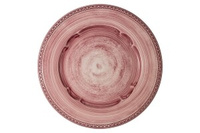 Тарелка обеденная 27 см Matceramica Augusta розовая (59052al)