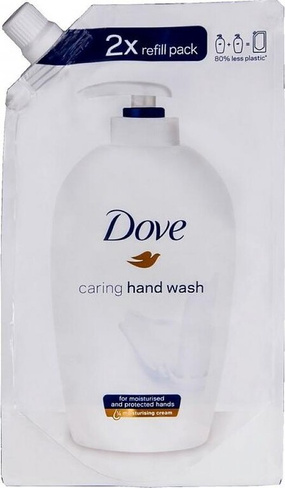 Для ванны и душа Dove Жидкое крем-мыло в мягкой упаковке, 500 мл