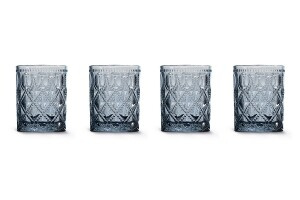 Набор стаканов для воды WD Lifestyle Dubai голубой 0,3 л 4 шт (62185)