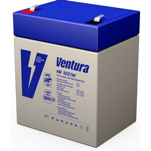 Аккумуляторная батарея для ИБП VENTURA HR 1221W 12В, 5Ач [vnthr1221ws63]