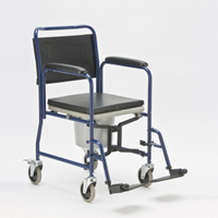 Кресло-каталка с санитарным оснащением "АРМЕД" H009B
