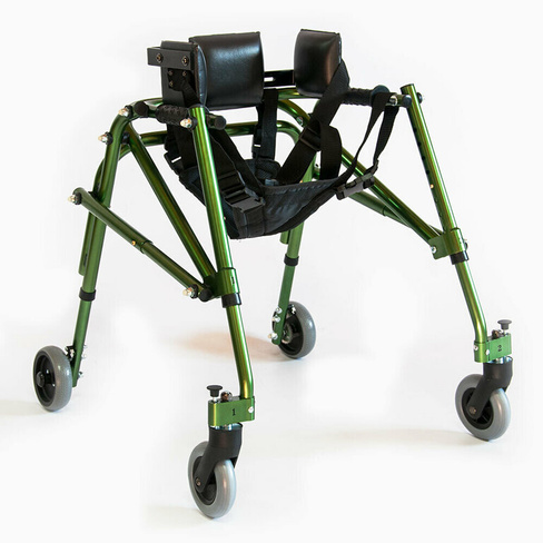 Ходунки-ролляторы для детей-инвалидов с ДЦП Мега-910 (опоры на 4 колесиках)
