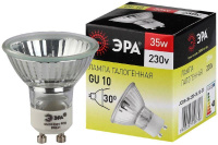 Лампа галогенная GU10-JCDR (MR16) -35W-230V ЭРА C0027385 Эра