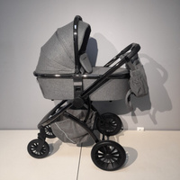 Детская коляска Luxmom 770 2 в 1 цвет серый