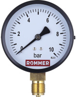 Манометр Rommer RIM-0010-801015