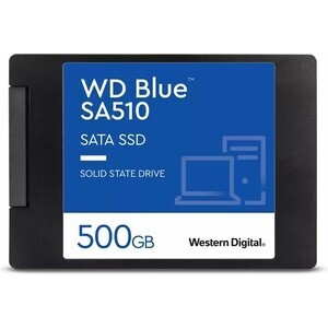 SSD накопитель Western Digital (WD) Blue 3D NAND WDS500G3B0A 500ГБ 2,5'' SATA-III (TLC) Blue 3D NAND WDS500G3B0A 500ГБ 2