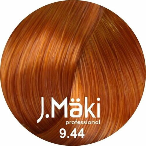 J.Maki Стойкий краситель для волос, 9.44 Интенсивный медный блондин