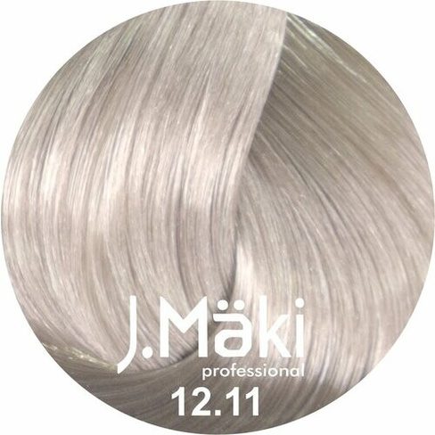 J.Maki Стойкий краситель для волос, 12.11 Суперблонд интенсивный пепельный