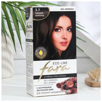 Краска для волос FARA Eco Line 3.7 горький шоколад, 125 г Fara
